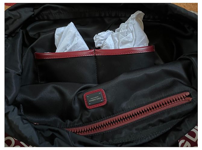 Dolce & Gabbana Drawstring backpack - Dolce & Gabbana Backpack Red - view 8