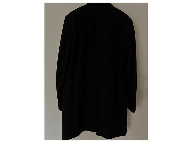 Dolce & Gabbana Cappotto lungo con collo a revers Nero - vista 4