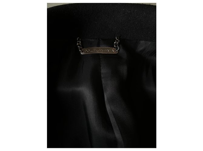 Dolce & Gabbana Cappotto lungo con collo a revers Nero - vista 7