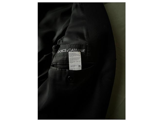 Dolce & Gabbana Cappotto lungo con collo a revers Nero - vista 9