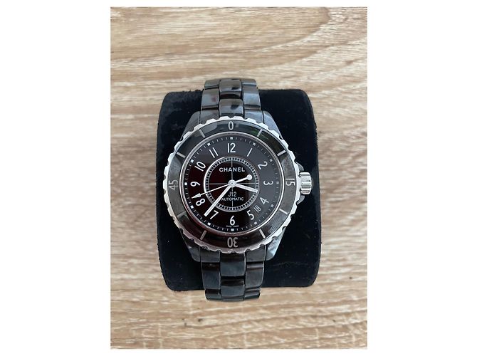 Chanel J12 Uhr aus schwarzer Keramik 38mm - Ansicht 2