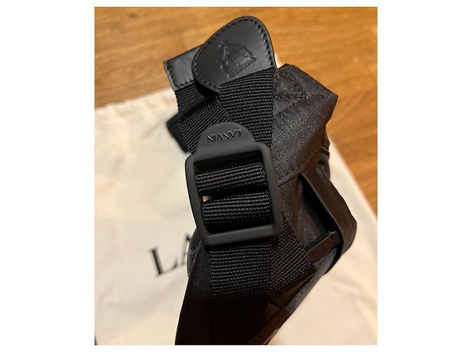 LANVIN marsupio con stampa graffiti - LANVIN Marsupio a tracolla Nero - vista 2