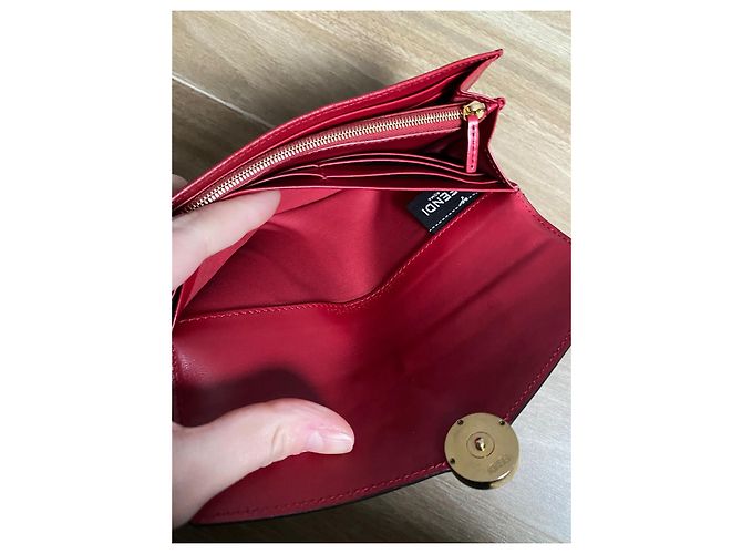 Fendi Purses, wallets, cases Dark red - view 14