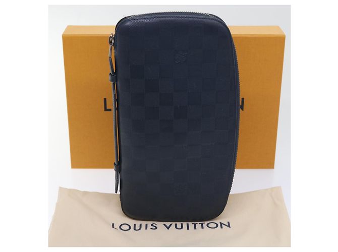LOUIS VUITTON Damier Infini Organizer Atholl Pochette Nera N41382 Auth ki3504 Nero - vista 12
