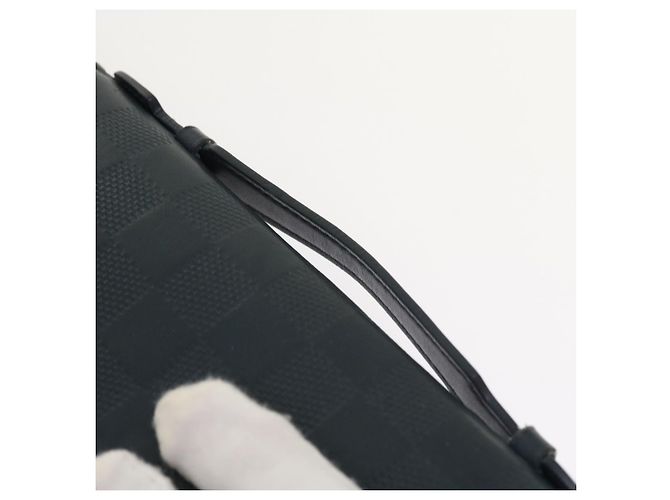 LOUIS VUITTON Damier Infini Organizer Atholl Pochette Nera N41382 Auth ki3504 Nero - vista 14