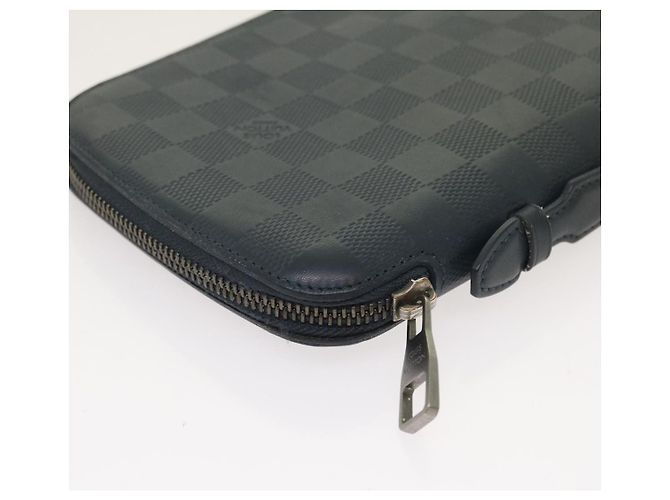 LOUIS VUITTON Damier Infini Organizer Atholl Pochette Nera N41382 Auth ki3504 Nero - vista 16