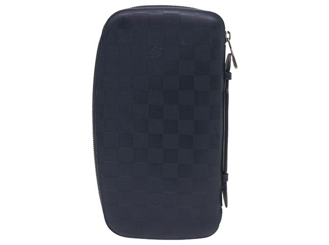 LOUIS VUITTON Damier Infini Organizer Atholl Pochette Nera N41382 Auth ki3504 Nero - vista 2