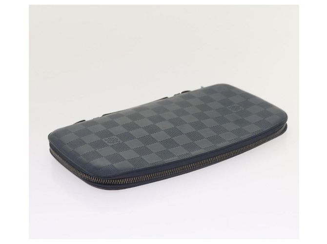 LOUIS VUITTON Damier Infini Organizer Atholl Pochette Nera N41382 Auth ki3504 Nero - vista 5