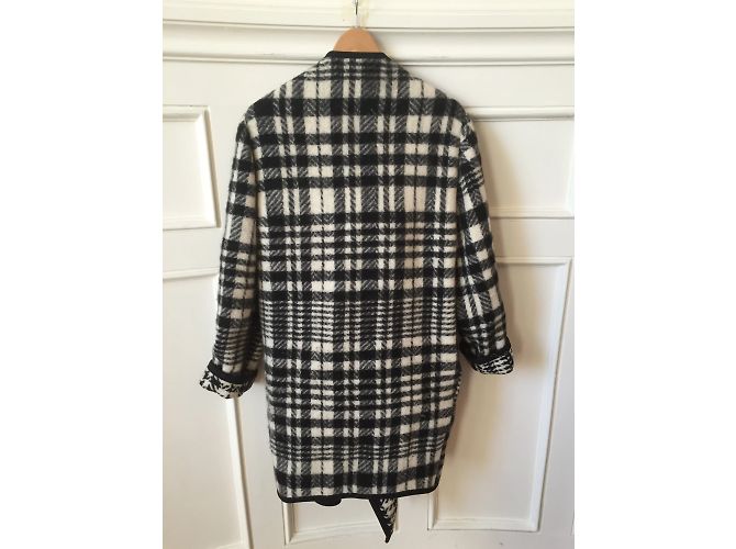 Stella Mc Cartney Abrigos STELLA MCCARTNEY T.IT 38 Lana Negro - vista 5