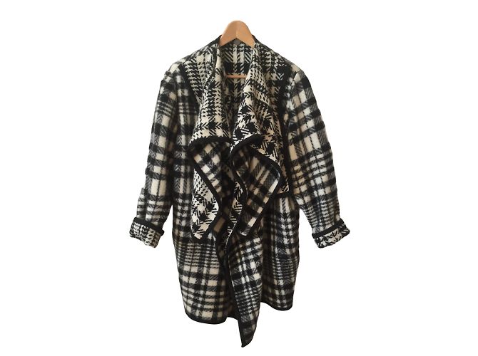 Stella Mc Cartney Abrigos STELLA MCCARTNEY T.IT 38 Lana Negro - vista 9