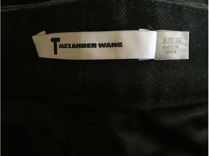 Jeans ALEXANDER WANG T.US 26 Algodón Negro - vista 4