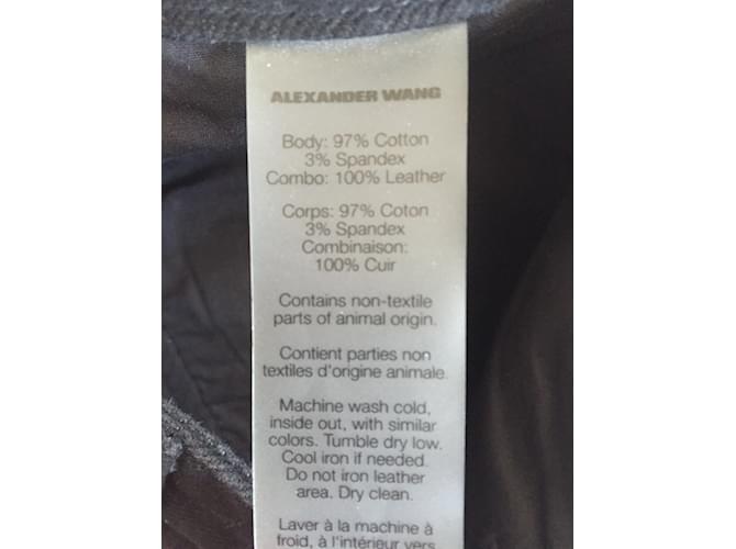 Jeans ALEXANDER WANG T.US 26 Algodón Negro - vista 5