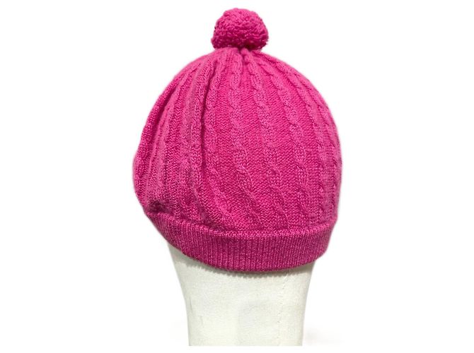 Berretto Chanel Rosa in Cashmere - vista 2