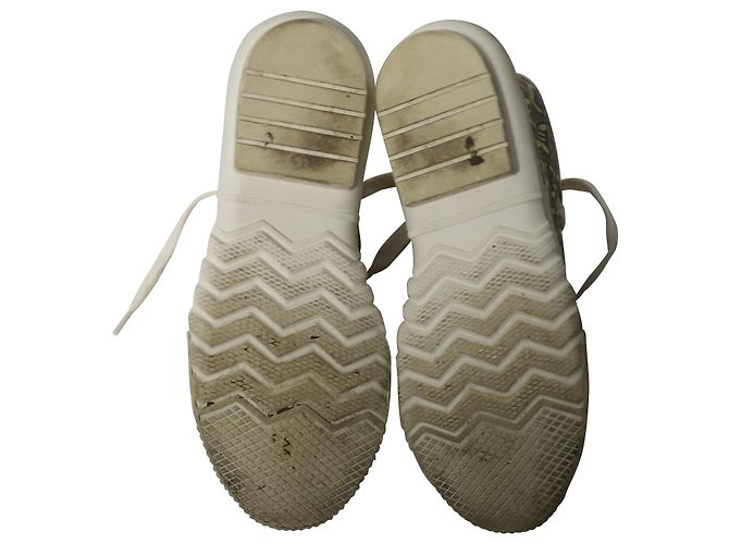 Sneakers alte Tory Burch Buddy in tela multicolor Stampa python - vista 4
