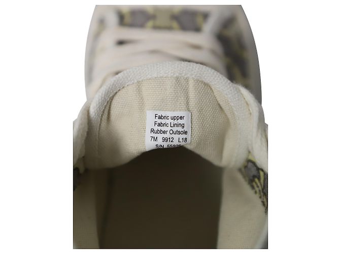 Sneakers alte Tory Burch Buddy in tela multicolor Stampa python - vista 6