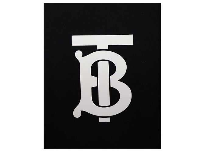 T-shirt Burberry TB Logo in cotone Nero - vista 6