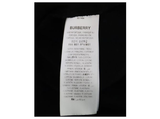 T-shirt Burberry TB Logo in cotone Nero - vista 7