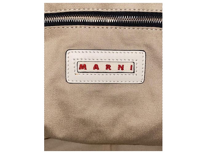 Marni Color Block Backpack in Multicolor Polyamide - view 8