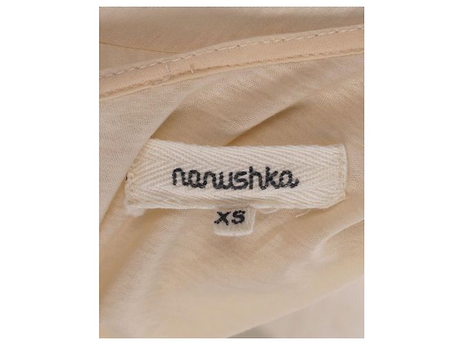 Nanushka-T-Shirt aus beigem Polyester - Ansicht 4