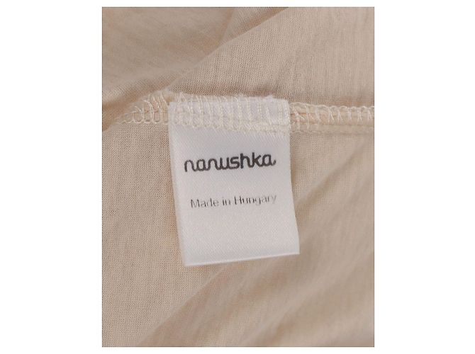 Nanushka-T-Shirt aus beigem Polyester - Ansicht 5