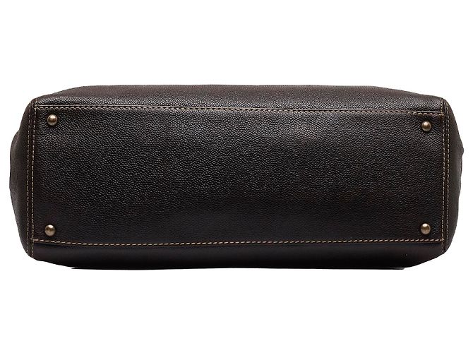 Executive Borsa esecutiva Chanel caviale marrone Marrone scuro - vista 4
