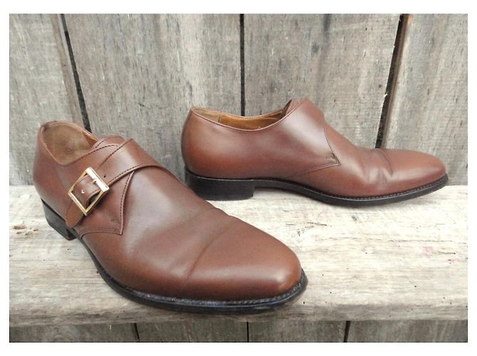 Finsbury sapatos com fivela p 41 Castanho claro - vista 3
