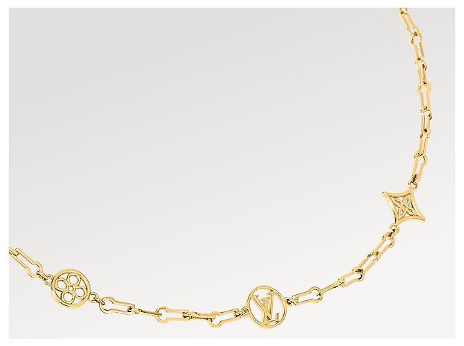 Louis Vuitton Necklace Golden Metal - view 2