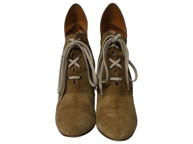 Chloé Cloe Gibbon 90 Botas en Ante Marrón - Ansicht 2