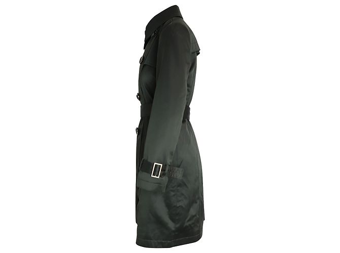 Michael Michael Kors gefütterter Trenchcoat aus olivgrünem Polyester - Ansicht 2
