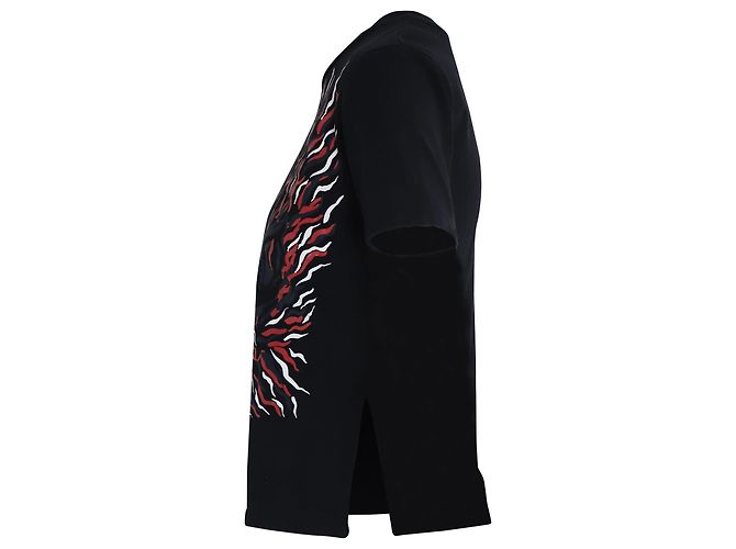 Camiseta con estampado tribal de Louis Vuitton en algodón negro - vista 2