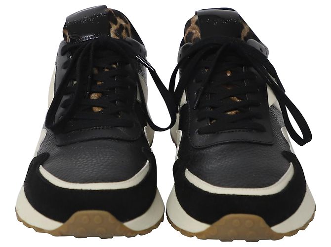 Michael Kors Sneakers mit Leopardendetails aus mehrfarbigem Leder Python drucken - Ansicht 2