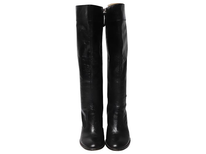 Marc Jacobs Stivali al ginocchio "Marc Loves the Boot" in pelle nera Nero - vista 2