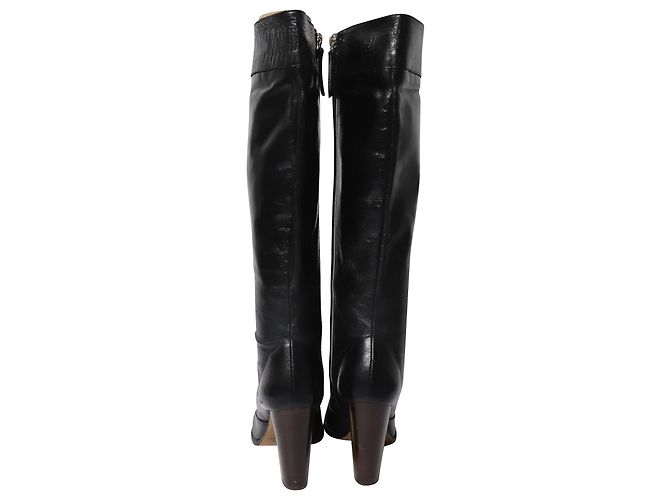 Marc Jacobs Stivali al ginocchio "Marc Loves the Boot" in pelle nera Nero - vista 4