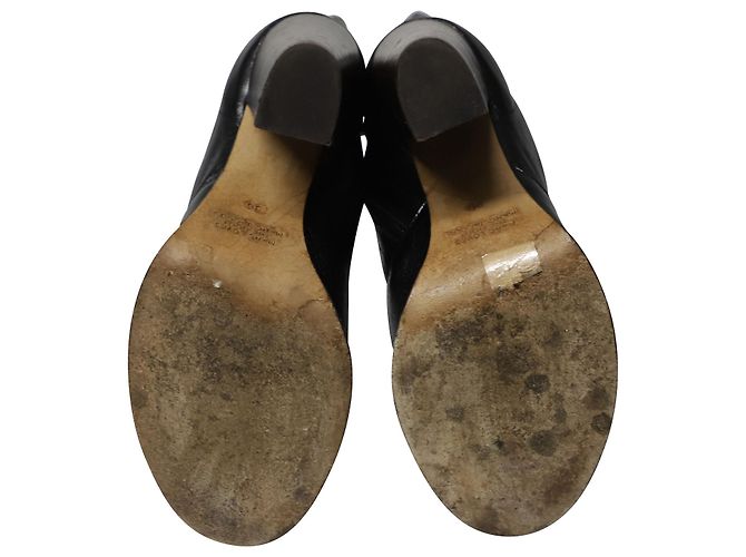 Marc Jacobs Stivali al ginocchio "Marc Loves the Boot" in pelle nera Nero - vista 5