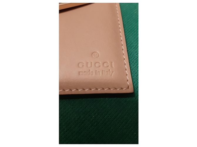 Gucci Leder Passcase und Spiegel beige - Ansicht 3