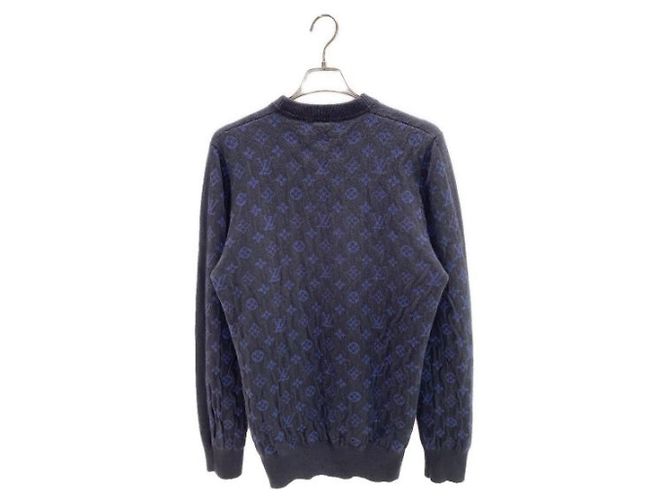 ***LOUIS VUITTON (Louis Vuitton)  Halb und halb mit Monogramm gestrickt Marineblau - Ansicht 2