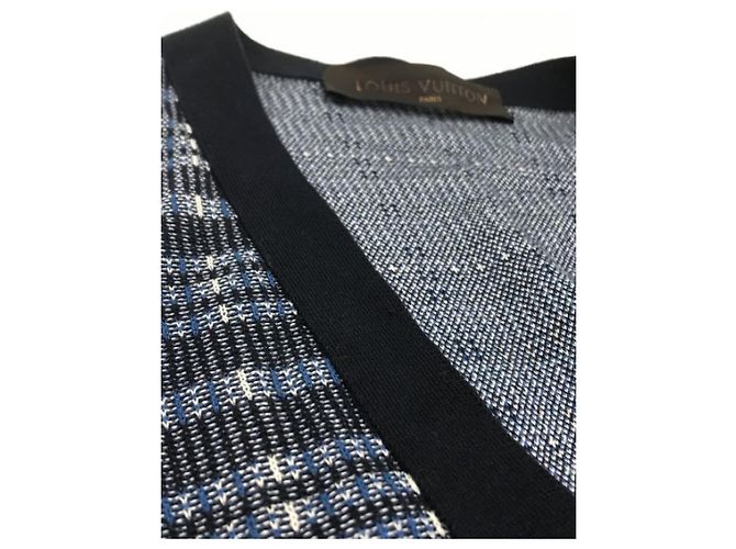 ***LOUIS VUITTON (Louis Vuitton)  Strickjacke aus Baumwolle Blau - Ansicht 6
