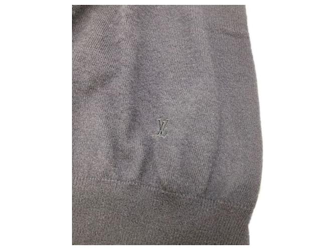 ***LOUIS VUITTON (Louis Vuitton)  Kaschmirpullover mit Rundhalsausschnitt Marineblau - Ansicht 4