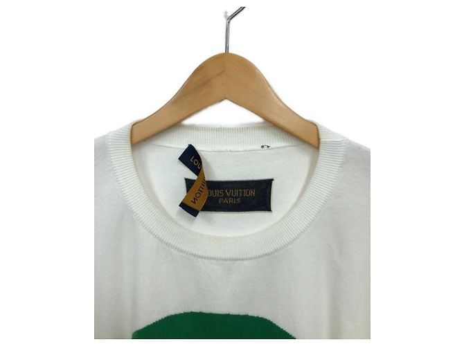 ***LOUIS VUITTON (Louis Vuitton)  Kurzarmstrick Weiß - Ansicht 4