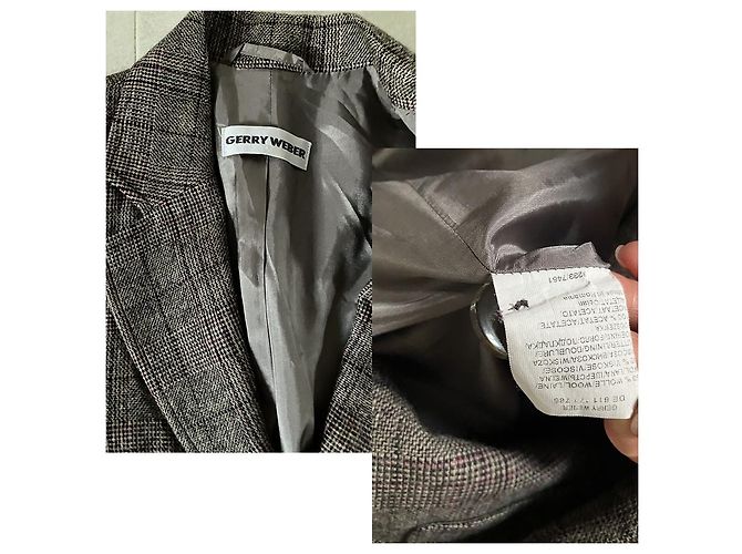 Gerry Weber Multicolored Check Wool Jacket Multiple colors - view 3