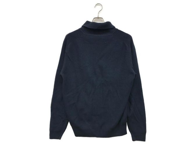 ***LOUIS VUITTON (Louis Vuitton)  Schalkragen gestrickt Marineblau - Ansicht 2