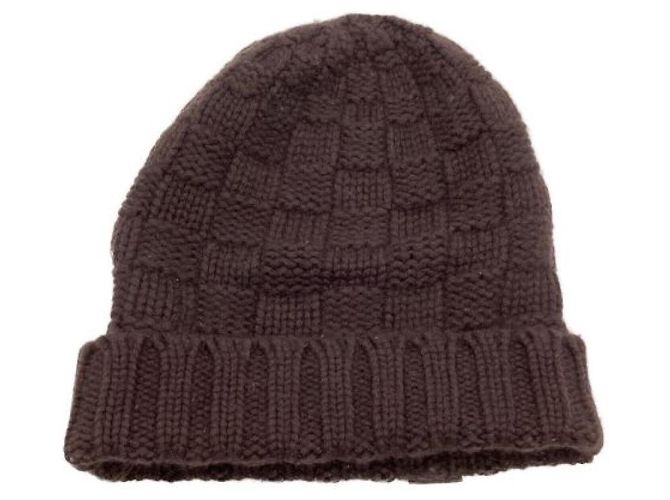 ***LOUIS VUITTON (Louis Vuitton)  Strickmütze Braun - Ansicht 3