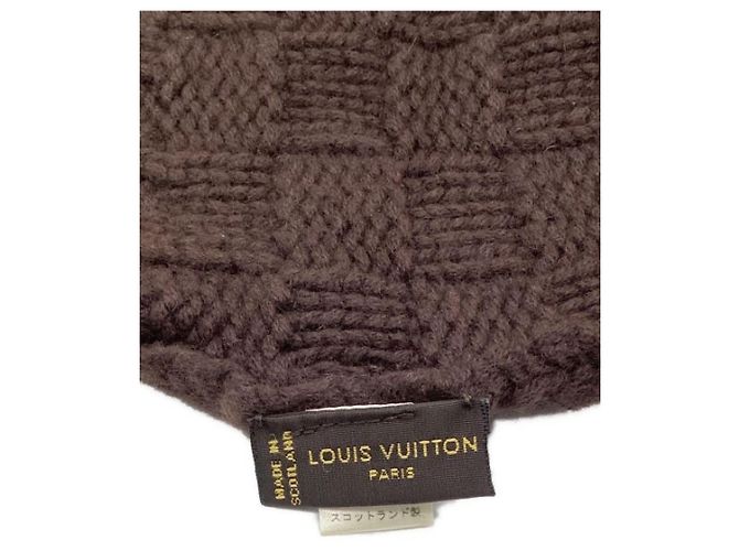 ***LOUIS VUITTON (Louis Vuitton)  Strickmütze Braun - Ansicht 4