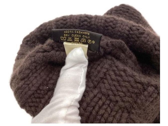 ***LOUIS VUITTON (Louis Vuitton)  Strickmütze Braun - Ansicht 5