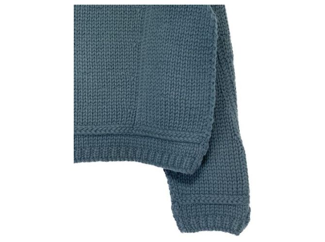 ***LOUIS VUITTON (Louis Vuitton)  chunky button knit jacket Grey - view 7