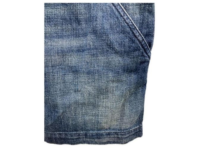 ***LOUIS VUITTON (Louis Vuitton)  Denim-Wechselstrickkleid Marineblau - Ansicht 4