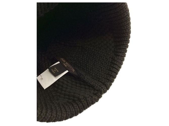 ***LOUIS VUITTON (Louis Vuitton)  Strickmütze Braun - Ansicht 3