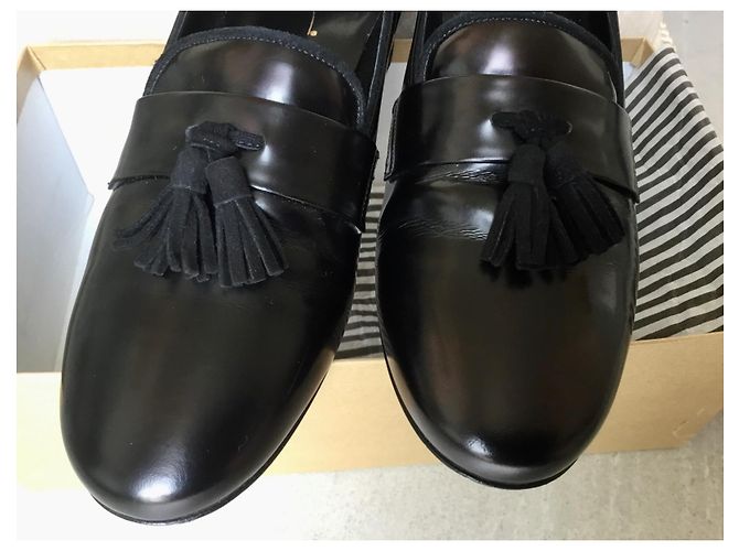 Vicini Tapee Ballerine in Pelle Nera Nero - vista 5
