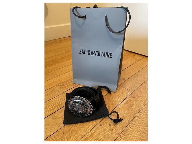 Zadig & Voltaire Gürtel aus Leder Schwarz - Ansicht 2