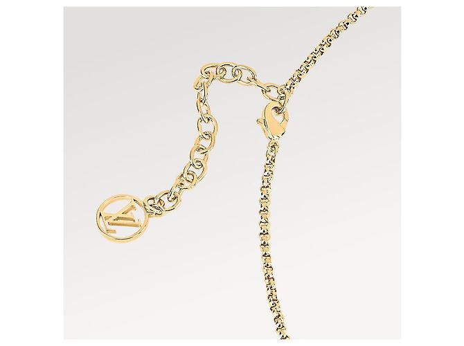 Collana Louis Vuitton Louis By Night Oro Metallo D'oro - vista 2